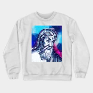 Strabo Snowy Portrait | Strabo Artwork 13 Crewneck Sweatshirt